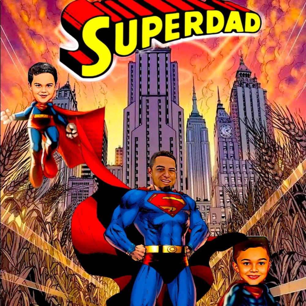 Customized super dad shirts